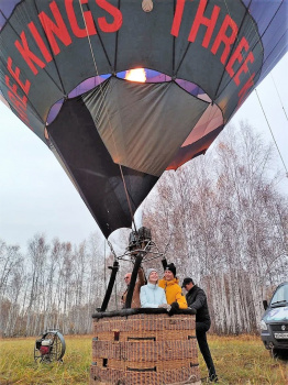 Три Короля - полёт на воздушном шаре