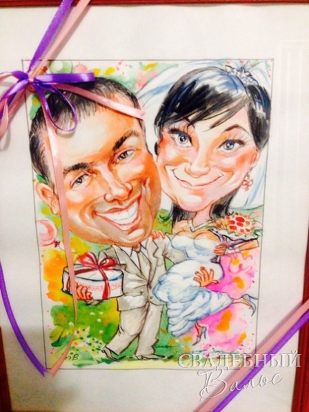 Свадебные шаржи