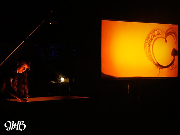 Песочное шоу на свадьбе Евгения и Юлии