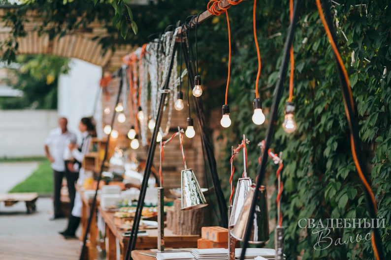 Камерная свадьба в стиле  