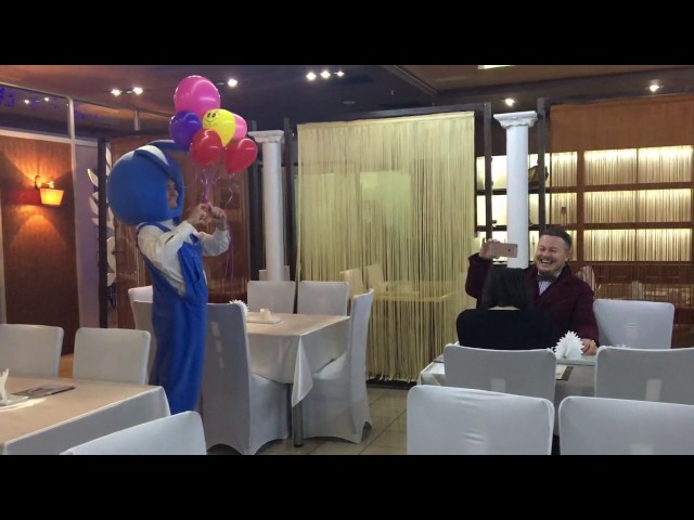 Живая открытка для Миши и Жени Виноградовых