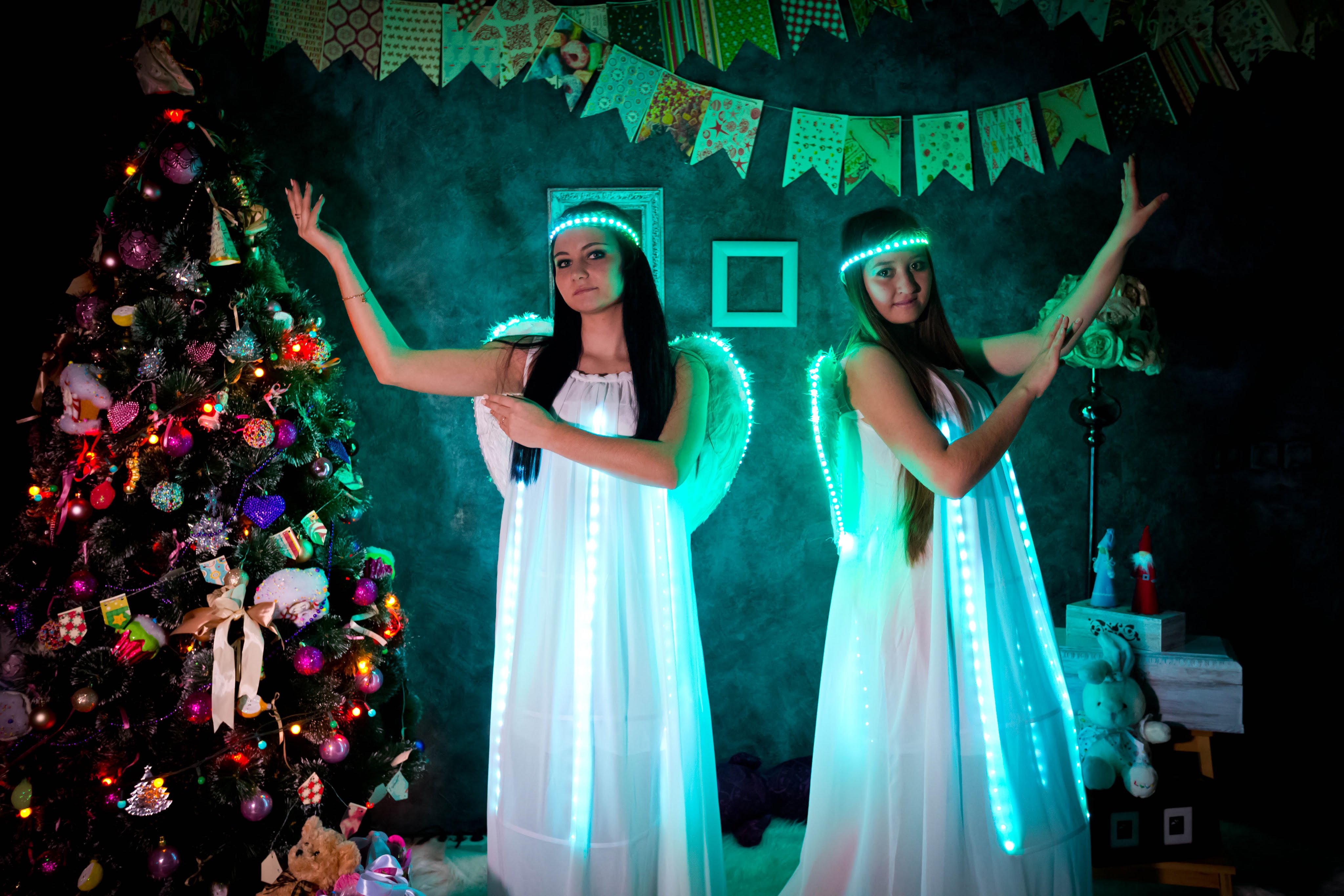 Шоу-балет РАХАТ ЛУКУМ светодиодные свадебные АНГЕЛЫ КРАСНОДАР