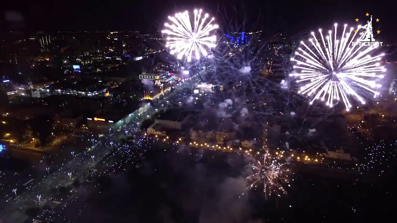 Салют в честь празднования Дня Города Екатеринбурга 2017